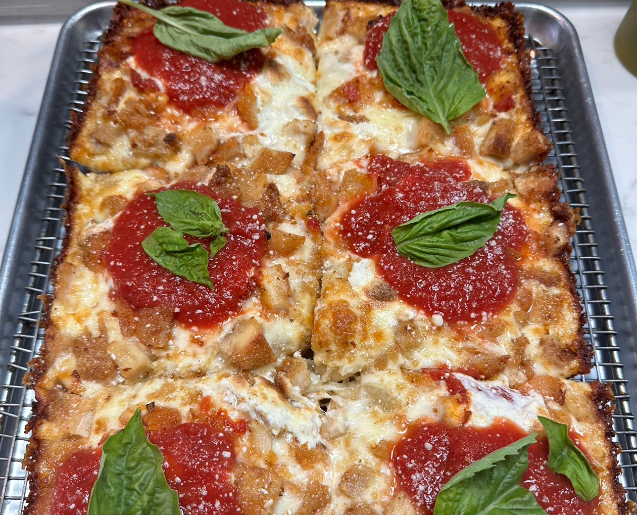 Chicken Parm Detroit.