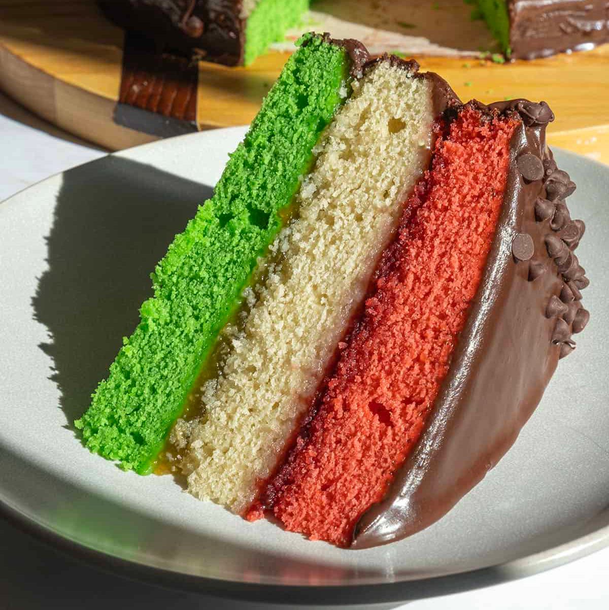 Tricolor Cake.