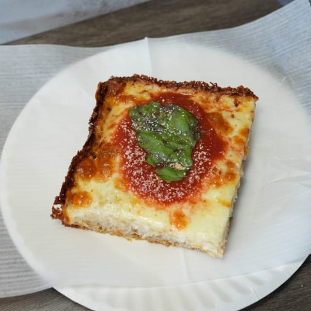 Detroit Pizza Slice.