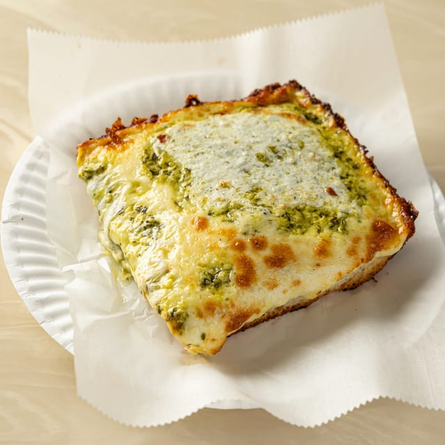 Detroit Spinach Artichoke Slice.