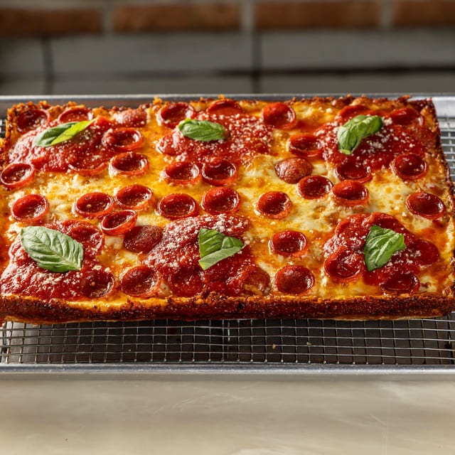 Fenice Roni Detroit Pizza.