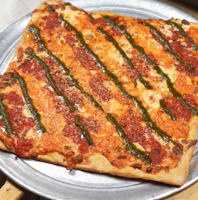 The Stella Grandma Pizza.